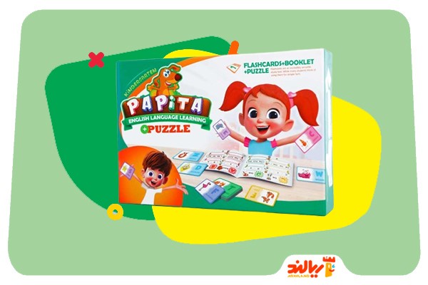 بازی آموزشی زبان انگلیسی پایپیتا مدل Papita kindergarten