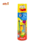 مداد رنگی 24 رنگ آریا مدل استوانه‌ای