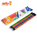 مداد مشکی سه پهلو پیکاسو بسته 12 عددی