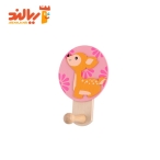 قلاب آویز تکی تمام چوب پیکاردو طرح حیوانات