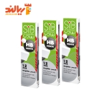 مداد مشکی HB سیب جعبه 12 تایی