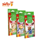 مداد رنگی 12 رنگ سیب طرح جعبه مقوایی