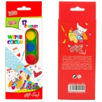 آبرنگ 12 رنگ جعبه ای توتو