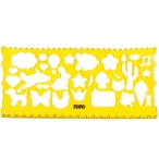 شابلون  ژله ای هندسی و حیوانات توتو