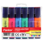 ماژیک هایلایتر ۶ عددی پنتر مدل کلاسیک CH511