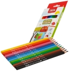 مداد رنگی 12 رنگ مقوایی توتو