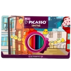 مداد رنگی 36 رنگ پیکاسو جعبه فلزی