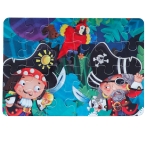 پازل 24 قطعه فومی دزد دریایی پیرامون بسته 2 عددی