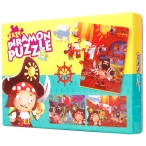 پازل 24 قطعه فومی دزد دریایی پیرامون بسته 2 عددی