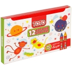 کرایون 12 رنگ توتو