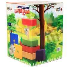 بازی فکری و آموزشی مربع هوش دهکده چوبی