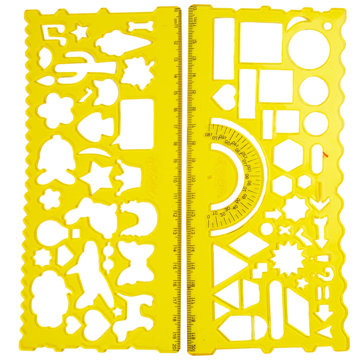 شابلون ژله ای آریا طرح اشکال هندسی و حیوانات