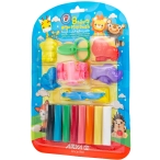 خمیر بازی 8 رنگ آریا مدل آویز وکیومی حیوانات جنگل