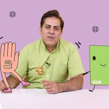 کاردستی با مازیار: آموزش ساخت دست مفصل دار با مقوا و نی