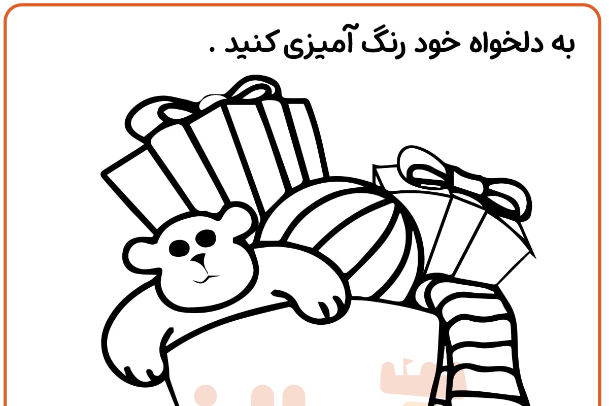 رنگ آمیزی جوراب های کریسمسی