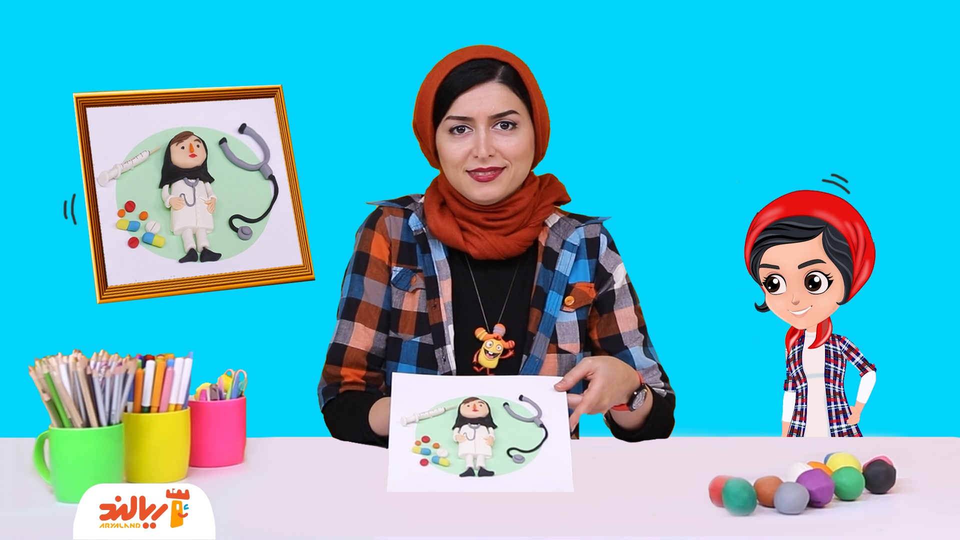 خلاقیت با شیرین: کاردستی دکتر