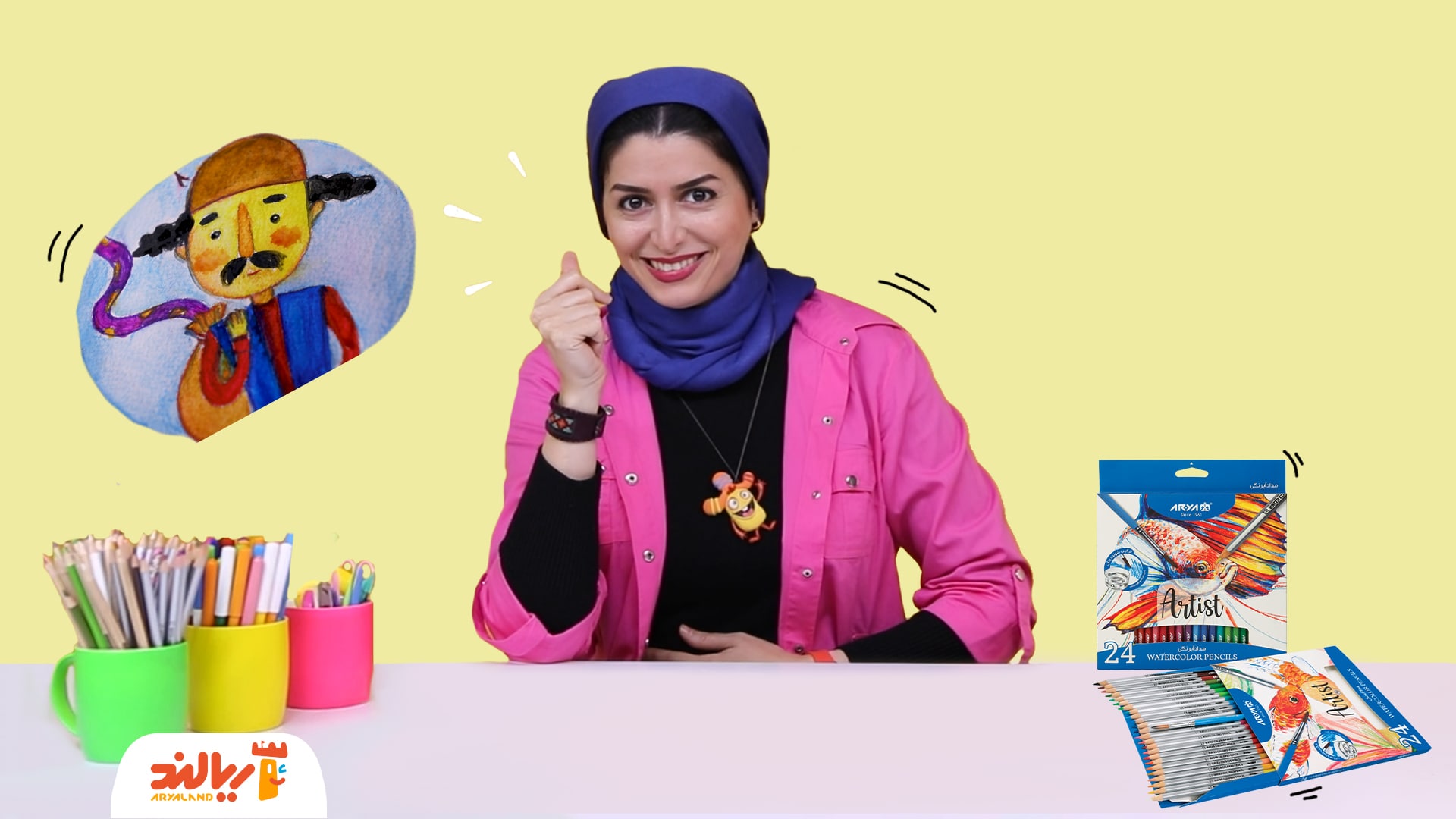 خلاقیت با شیرین: مار و مرد