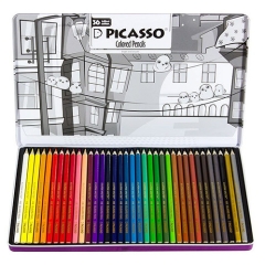 مداد رنگی 36 رنگ آرتیست پیکاسو جعبه فلزی