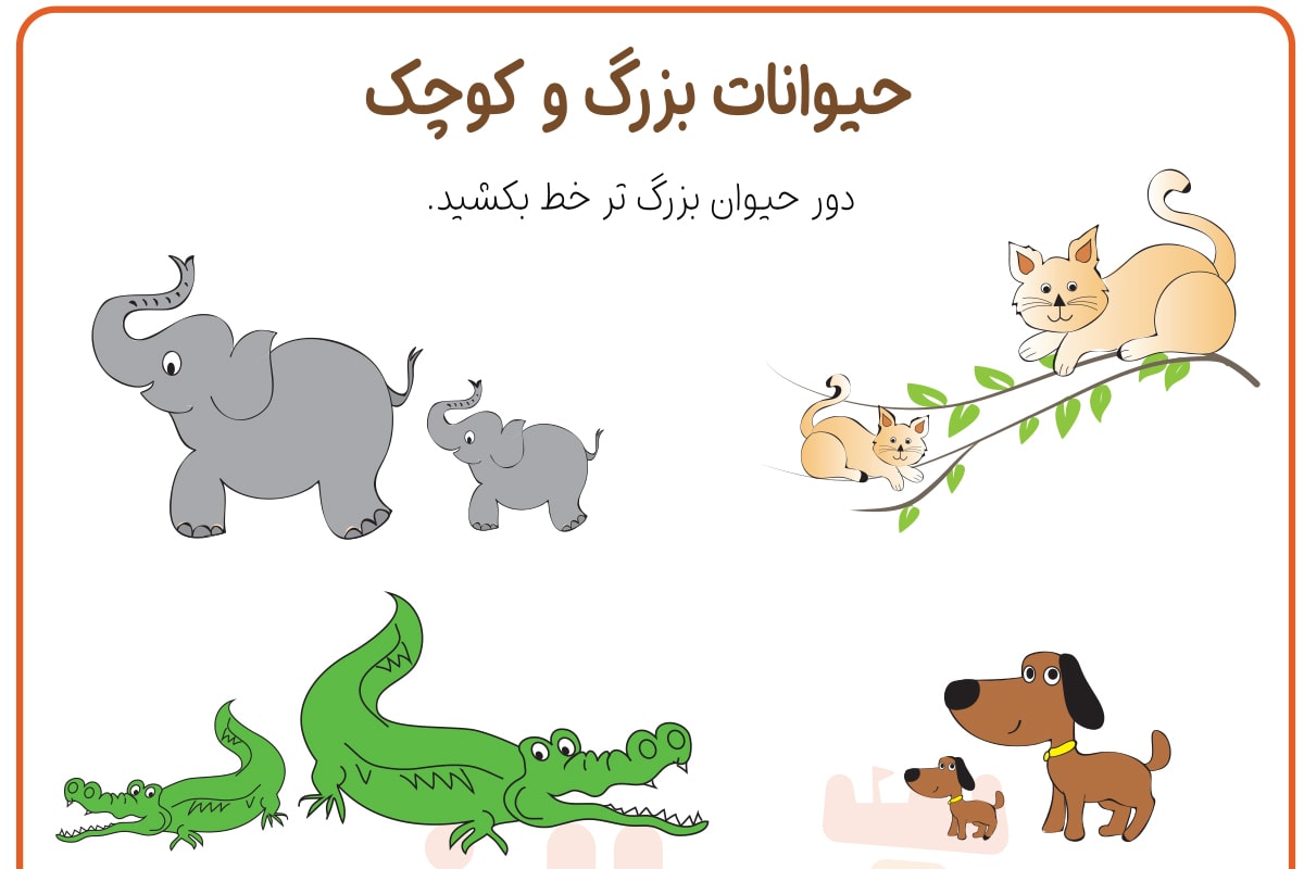 حیوانات بزرگ و کوچک
