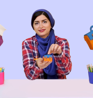 ریاضی با شیرین: آموزش شکل مکعب مستطیل