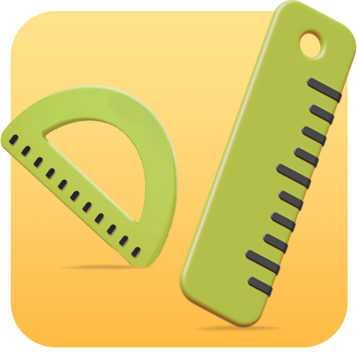 خط کش، پرگار و نقاله و گونیا