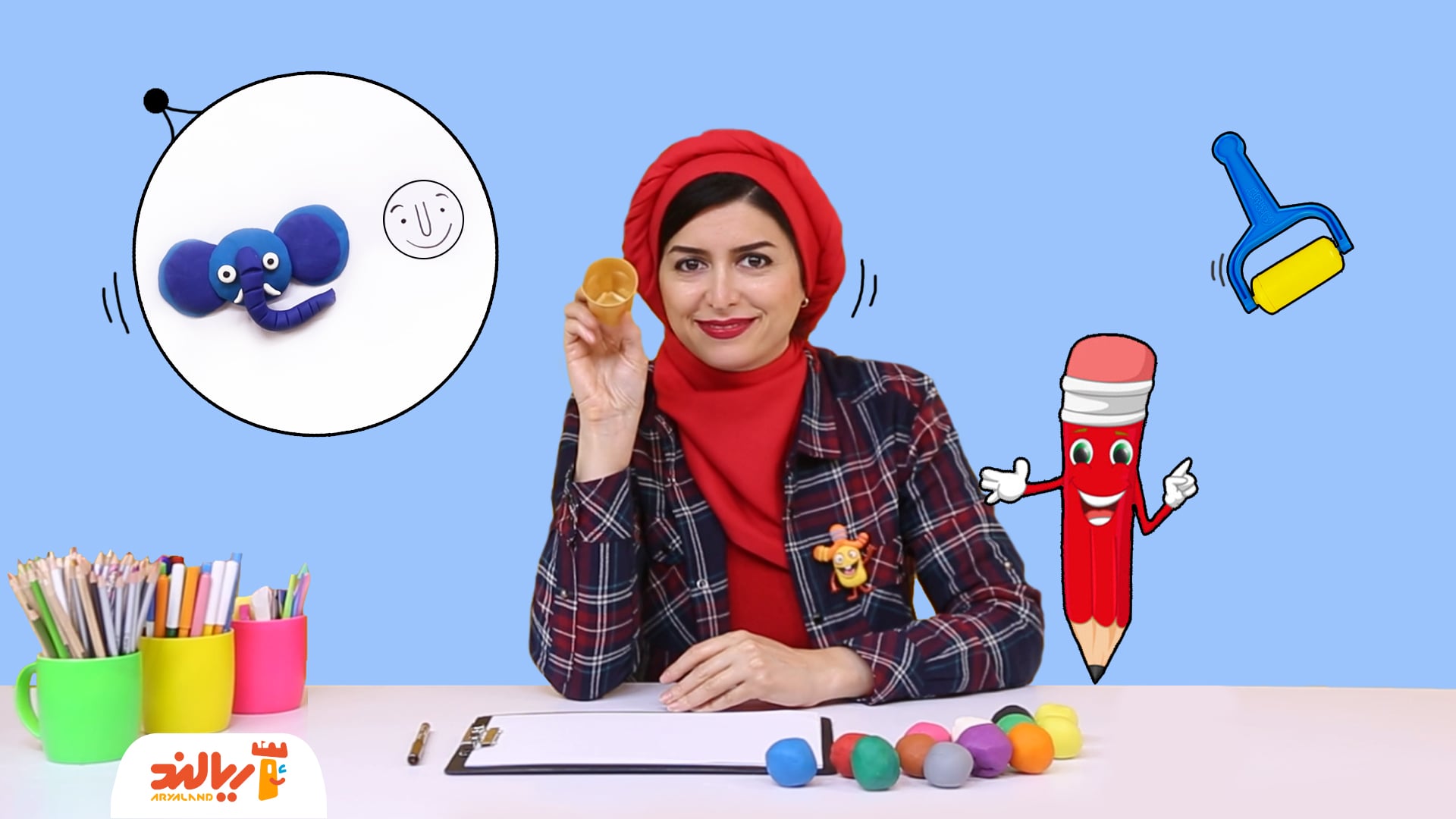 ریاضی با شیرین: آموزش شکل دایره