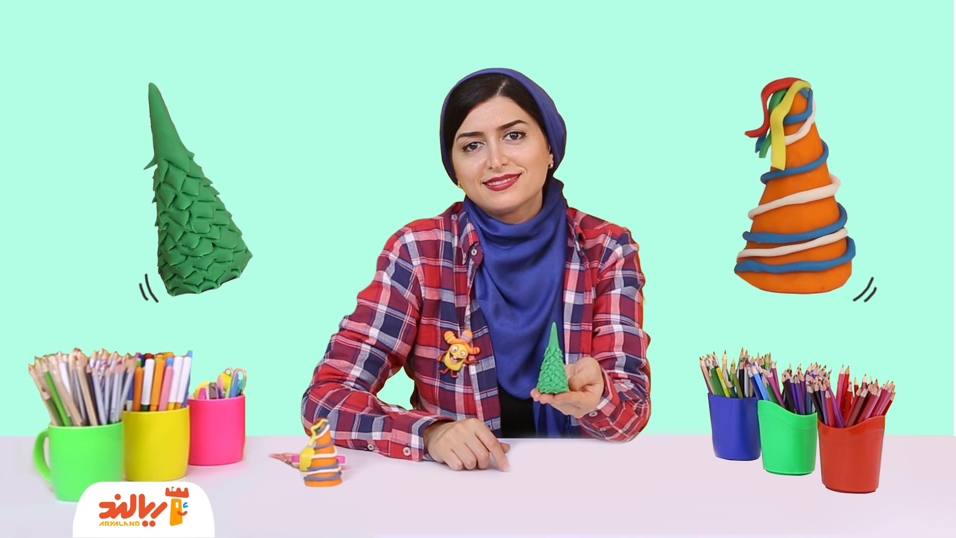 ریاضی با شیرین: آموزش شکل مخروط