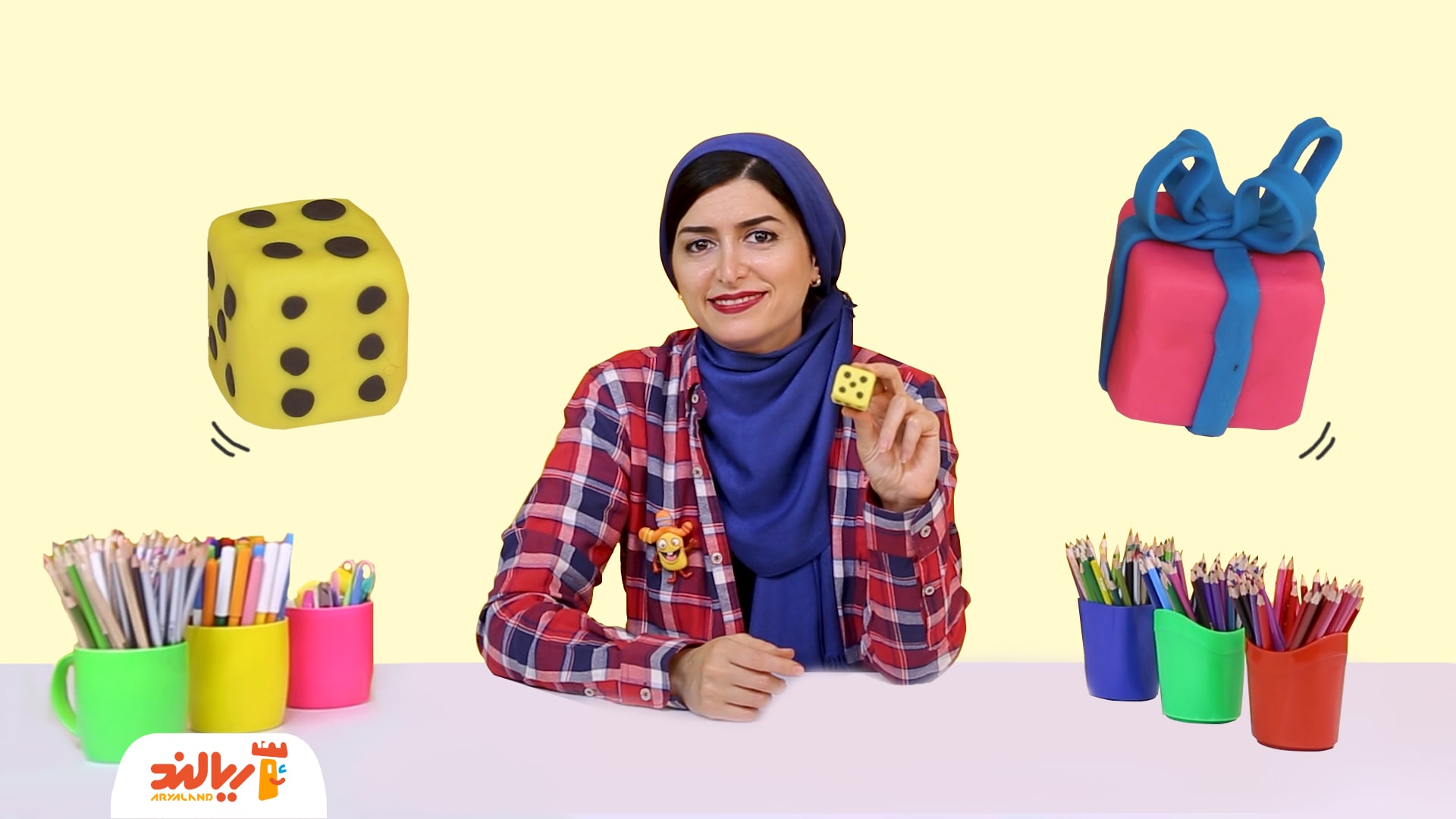 ریاضی با شیرین: آموزش شکل مکعب