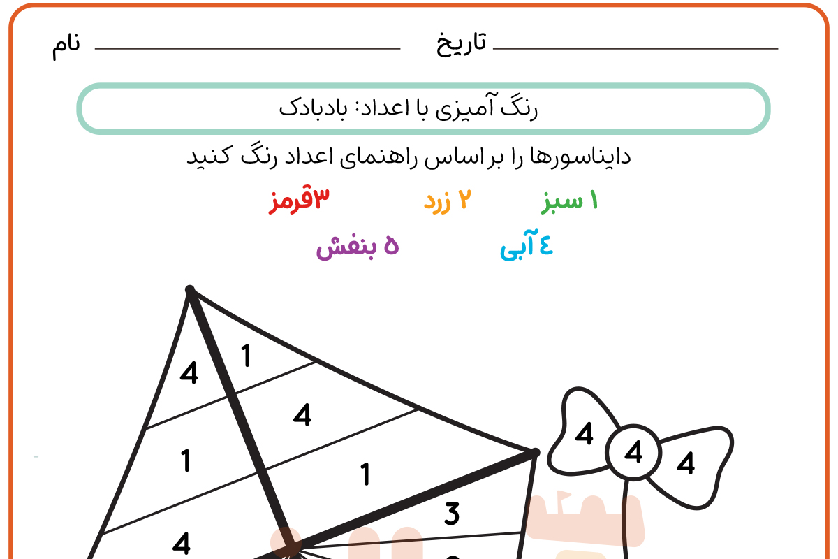رنگ آمیزی بادبادک