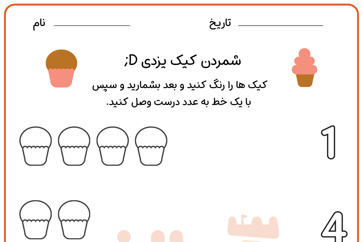 شمردن کیک یزدی
