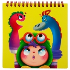 نوت بوک و دفترچه یادداشت مربعی فانتزی 14 × 14 طرح جنگل دوستی