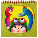 نوت بوک و دفترچه یادداشت مربعی فانتزی 14 × 14 طرح جنگل دوستی