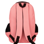 کوله پشتی برزنتی رنگ صورتی کم رنگ