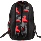 کوله پشتی شمعی طرح مشکی قرمز