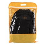 کوله پشتی وسط چاکدار کاور دار مشکی