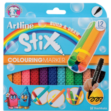 ماژیک نقاشی استیکس بسته 12 رنگ