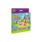 پاستل 24 رنگ ارژنگ مدل مقوایی