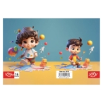 دفتر نقاشی 16 برگ منگنه ای لوکی