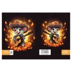 دفتر نقاشی 32 برگ منگنه ای لوکی