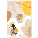 دفتر جلد سخت 100 برگ وزیری