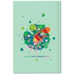 دفتر جلد سخت 100 برگ وزیری