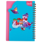 نوك بوك و دفترچه يادداشت فانتزي 11*16 طرح پنگوئن هاي ماهي گير آوات