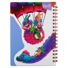 نوک بوک و دفترچه یادداشت فانتزی 11*16 طرح بالن سواری آوات