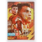 دفتر 50 برگ فوتبالی طلقی تک فنر کد 119