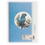 دفتر 50 برگ کلاسیک تک فنر طلقی کد 81