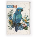 دفتر 50 برگ کلاسیک تک فنر طلقی کد 81