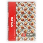 دفتر 50 برگ 4 خط طلقی کد 154