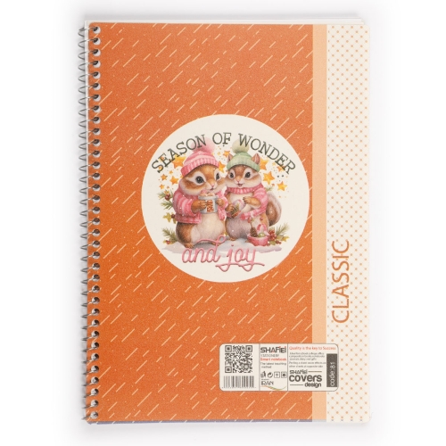 دفتر 50 برگ کلاسیک تک فنر طلقی کد 81 شفیعی