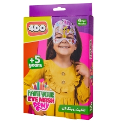 بسته هنری رنگ آمیزی ماسک صورت دخترانه 4do