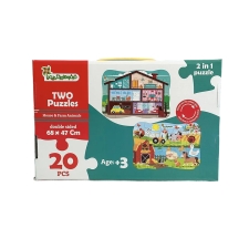 دوز پازل طرح مزرعه / خانه